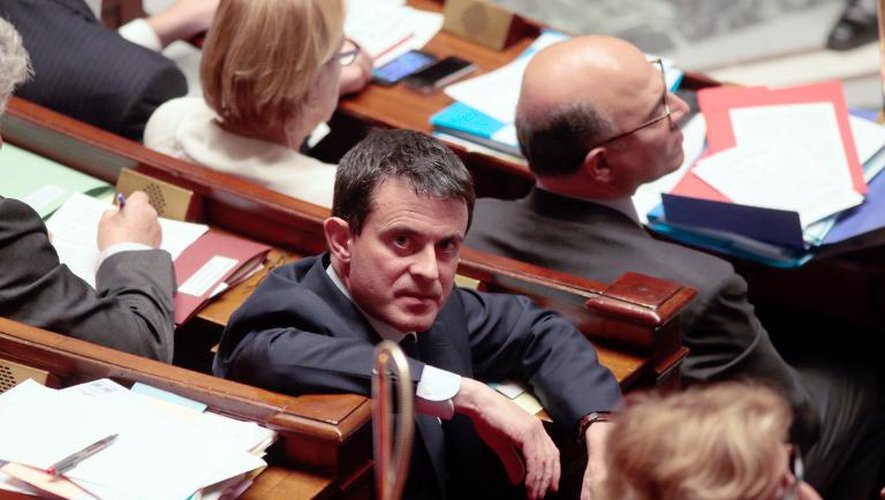 Manuel Valls le 5 novembre 2013 à l'Assemblée nationale à Paris
