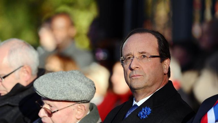 François Hollande le 11 novembre 2013 à Oyonnax