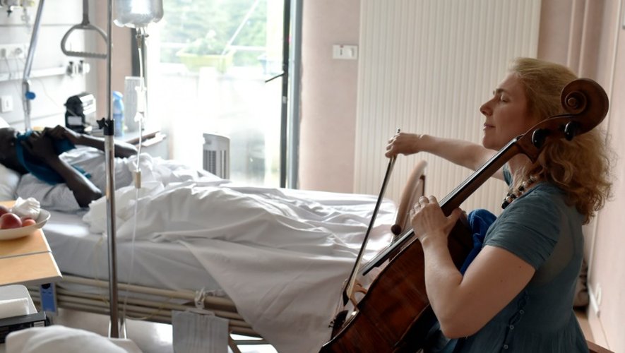 92 patients ont déjà recu à ce jour "le pansement Schubert", une référence à la première art-thérapie musicale réussie de Mme Oppert en Ehpad