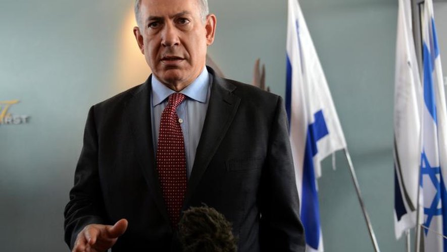 Le Premier ministre israélien Benjamin Netanyahu à Tel Aviv, le 8 novembre 2013