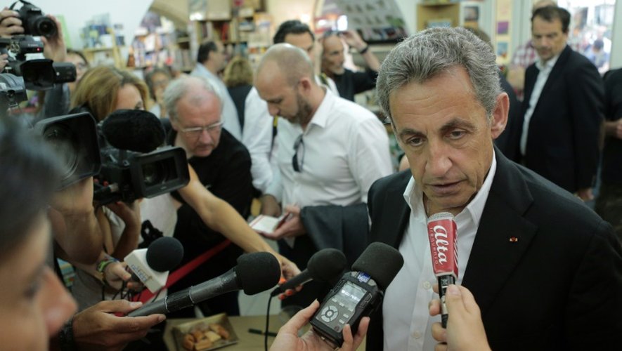 Nicolas Sarkozy le 13 juillet 2016 à Ajaccio