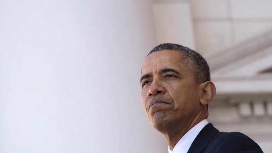 Le président américain Barack Obama à Arlington, en Virginie, le 11 novembre 2013
