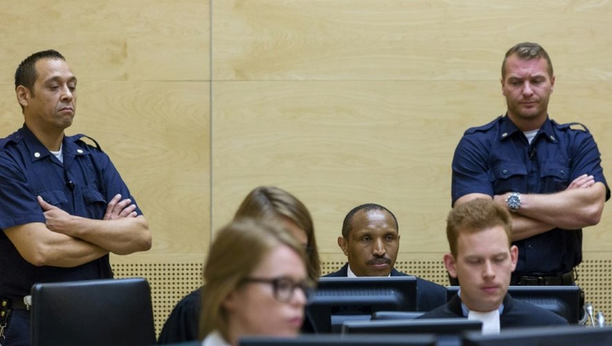 L'ex-chef de guerre Bosco Ntaganda devant la Cour pénale internationale, le 2 septembre 2015 à La Haye