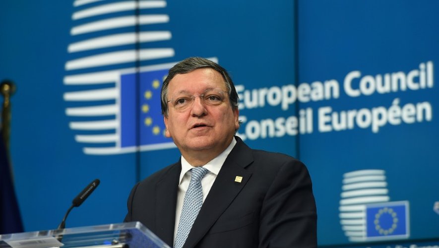 L'ancien président de la Commission européenne Jose Manuel Barroso à Bruxelles, le 24 octobre 2014
