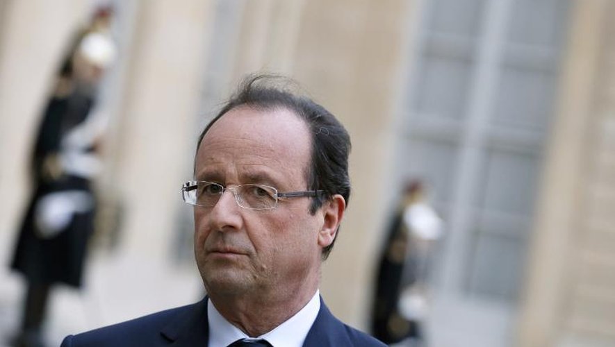 Le président François Hollande à l'Elysée à Paris le 15 novembre 2013