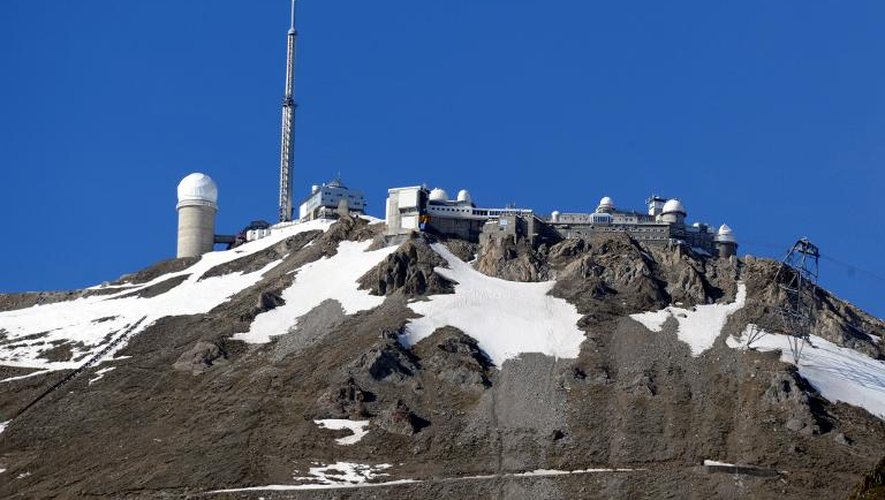 L'Observatoire du Pic du Midi, dans les Pyrénées, le 16 mai 2012