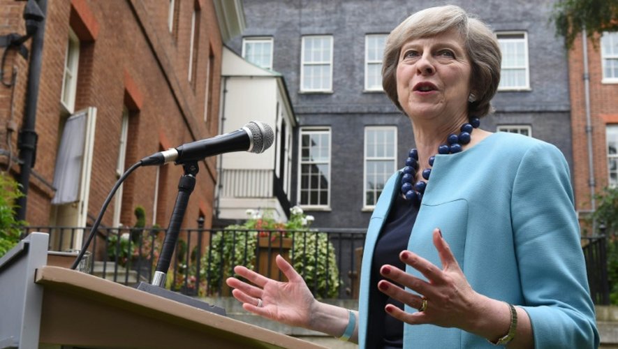 La Première ministre Theresa May le 14 juillet 2016 à Londres