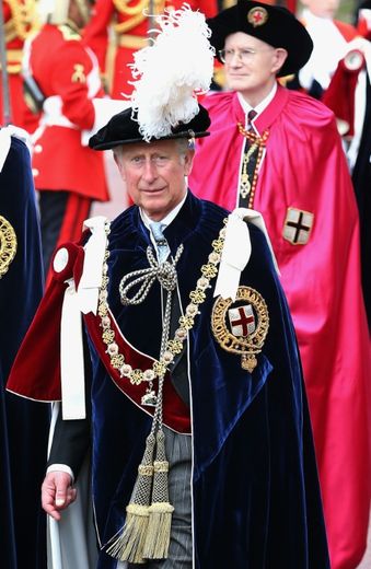 Le prince Charles au chateau de Windsor dans le sud de l'Angleterre, le 15 juin 2015