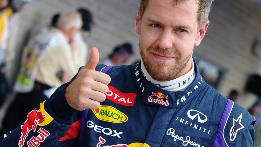 Sebastian Vettel à l'issue des essais qualificatifs le 16 novembre 2013 à Austin au Texas