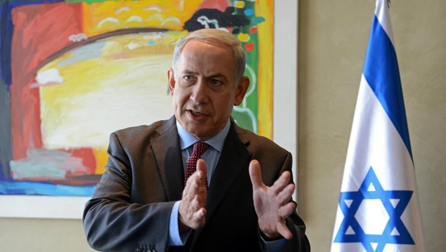 Benjamin Netanyahu le 8 novembre 2013 à Tel Aviv