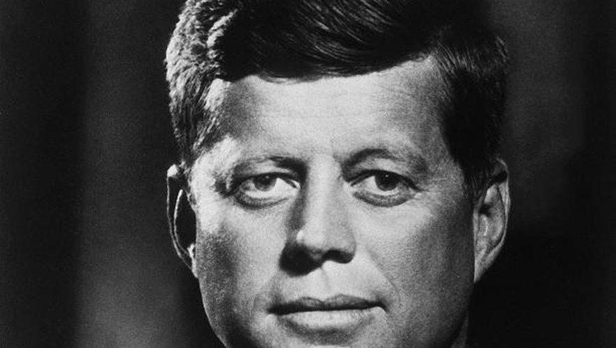 Photo datée de 1960 du président John F. Kennedy