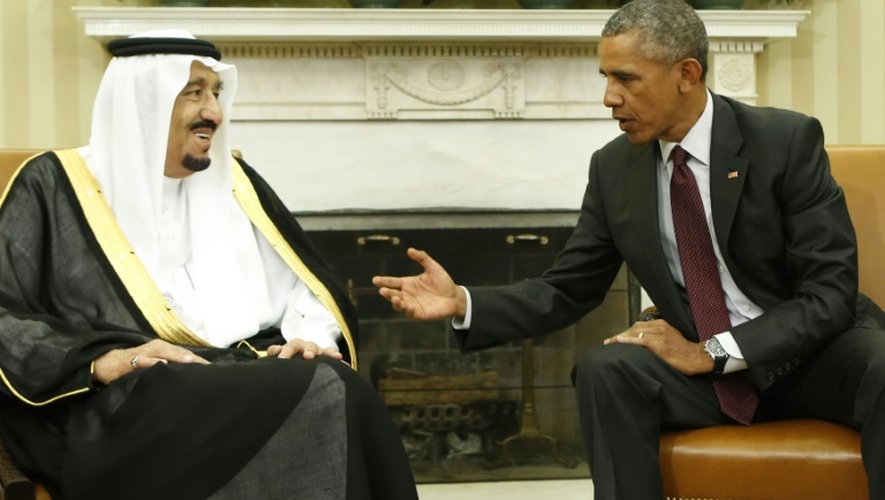 Le roi Salmane d'Arabie saoudite et le président Barack Obama à la Maison Blanche à Washington, le 4 septembre 2015