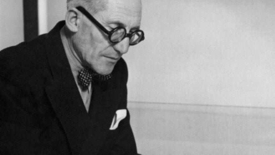 L'architecte franco-suisse Charles-Edouard Jeanneret (1887-1965), dit Le Corbusier, le 1er janvier 1961 à Paris