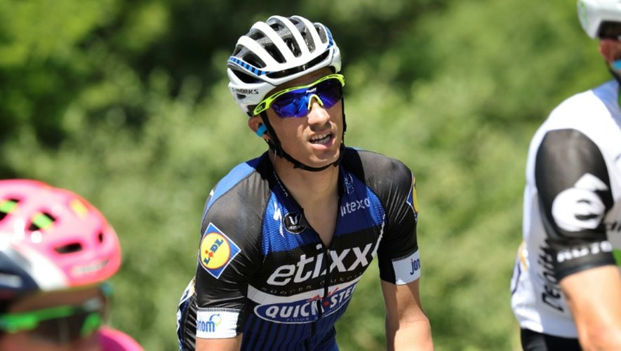 Le Français Julian Alaphiippe (c) lors de la 15e étape du Tour de France, Bourg-en-Bresse/Culoz, le 17 juillet 2016