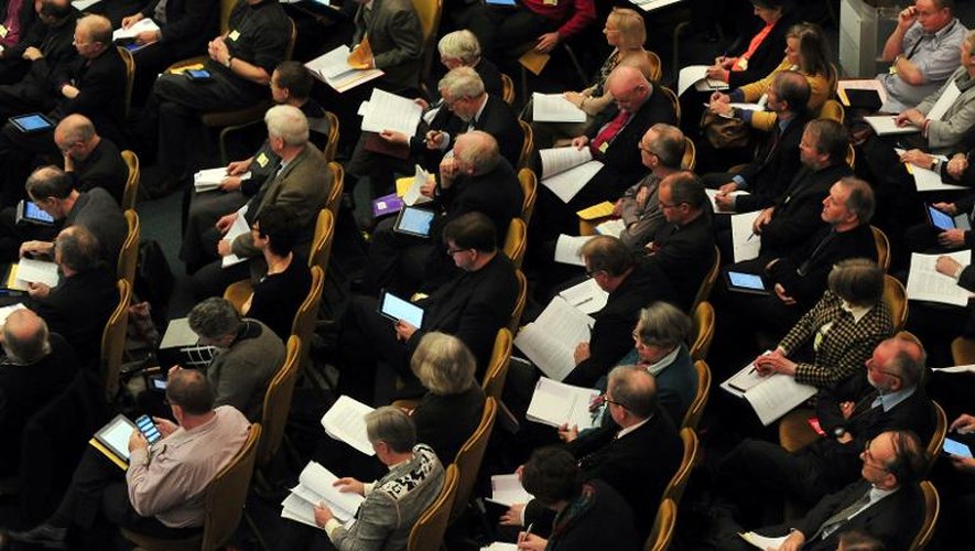 Le synode de l'Eglise anglicane d'Angleterre réuni le 20 novembre 2013 à Londres