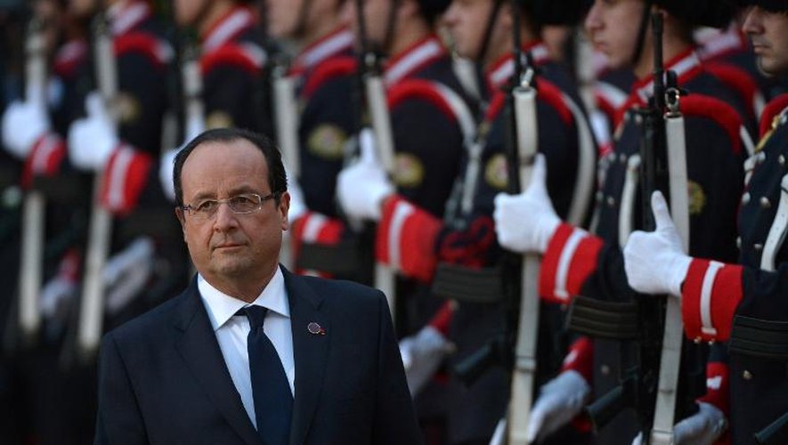 Le président François Hollande à Rome, le 20 novembre 2013