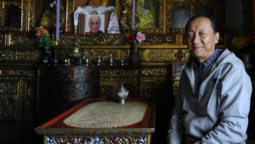 L'ancien prince Jigme Singi Palbar Bista, à Lo Manthang, le 18 juin 2016