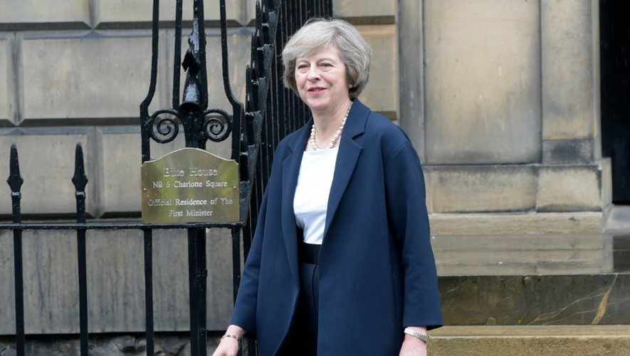 La Première ministre britannique Theresa May le 15 juillet 2016 à Edimbourg