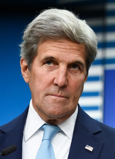 Le secrétaire d'Etat américain John Kerry à Bruxelles le 18 juillet 2016