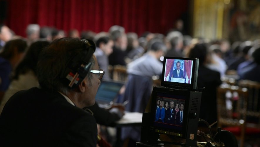 Le président de la République, le 7 septembre 2015 lors de sa conférence de presse à Paris