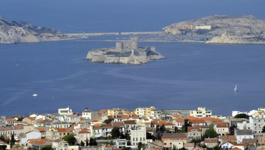 Marseille, le château d'If et les îles du Frioul le 6 avril 2012
