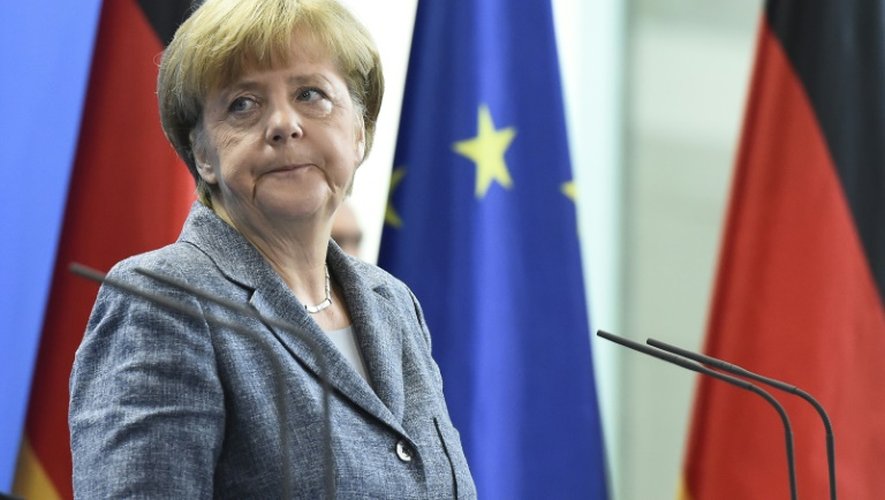 La chancelière allemande Angela Merkel à Berlin, le 7 décembre 2015