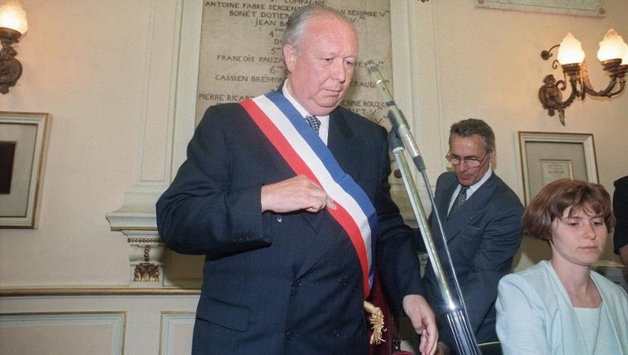 Jean-Claude Gaudin le 25 juin 1995 à l'Hôtel de ville de Marseille