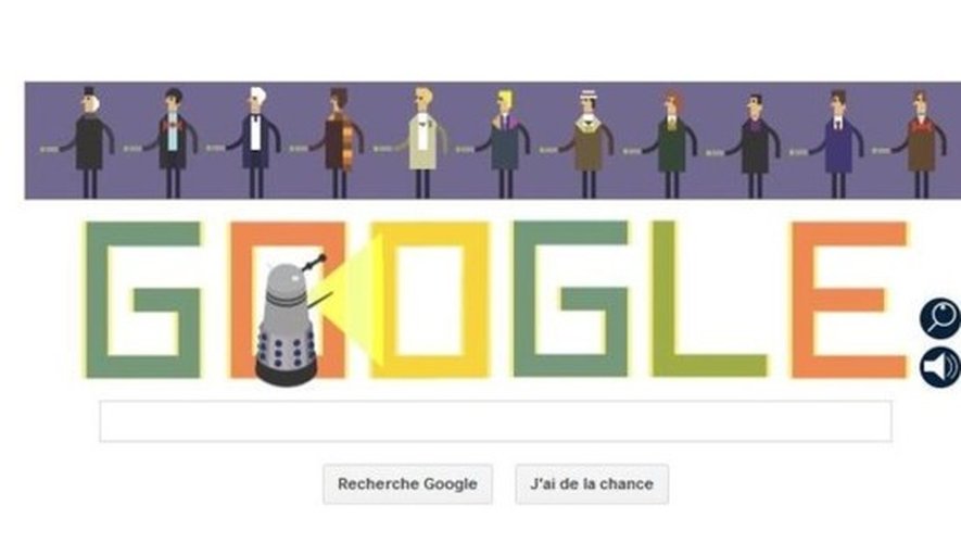 Google doodle fête les 50 ans de la série Doctor Who ! Découvrez le jeu gratuit en ligne !