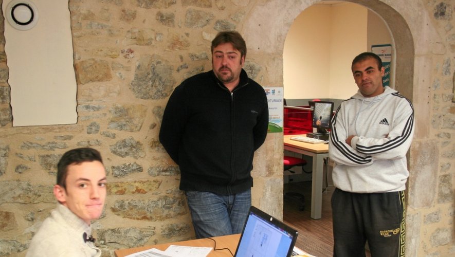 Lou Tempère (à gauche) sera en charge de l’animation de la nouvelle web TV qui verra le jour à Villefranche-de-Rouergue.