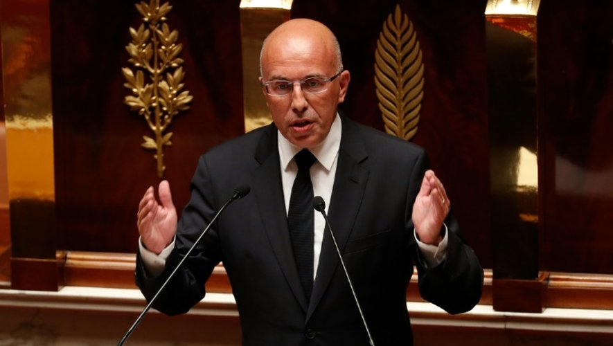 Eric Ciotti (LR) lors du débat sur la prolongation de l'état d'urgence le 19 juillet 2016 à l'Assemblée nationale à Paris
