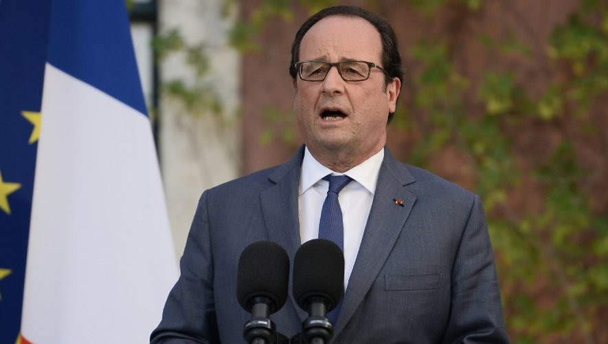 Le président François Hollande le 19 juillet 2016 à Lisbonne