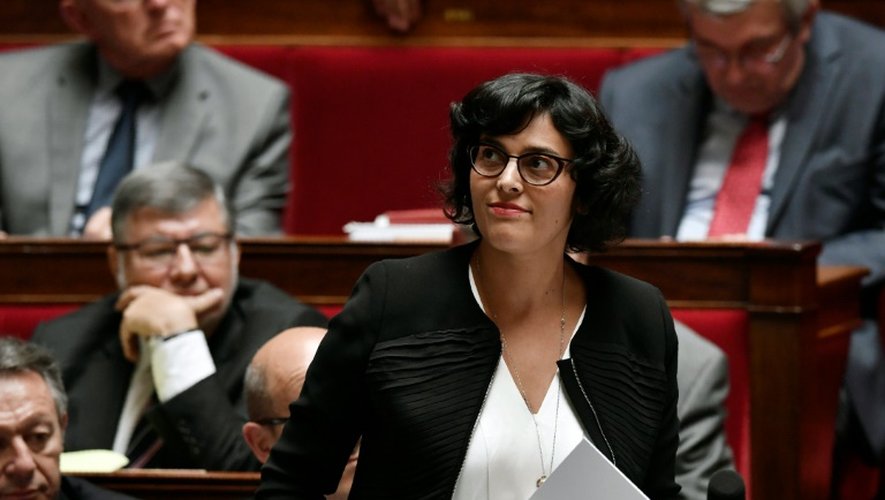 La ministre du travail, Myriam El Khomri, à l'Assemblée nationale le 6 juillet 2016 à Paris