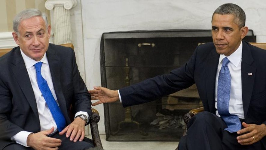 Benjamin Netanyahu reçu par Barack Obama le 30 septembre 25013 à la Maison Blanche à Washington