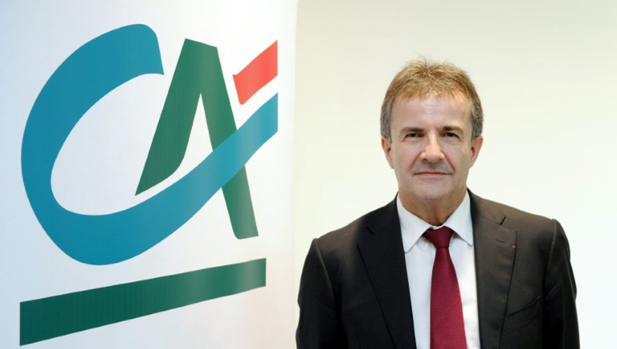 Philippe Brassac, directeur général de Crédit Agricole SA, le 4 août 2015 à Montrouge, près de Paris
