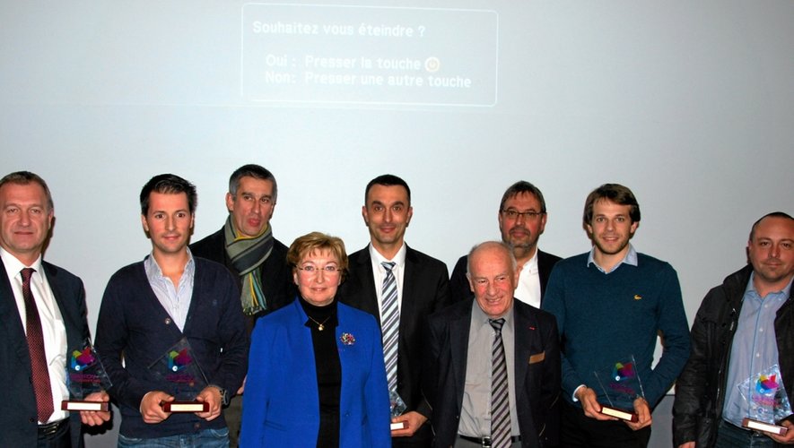 Sept entreprises ont été récompensées, lundi soir par la ministre Anne-Marie Escoffier et le président de la CCI Manuel Cantos à l'occasion de la 3e édition de L'Aveyron des champions organisée par la Chambre de commerce et d'industrie de l'Aveyron.