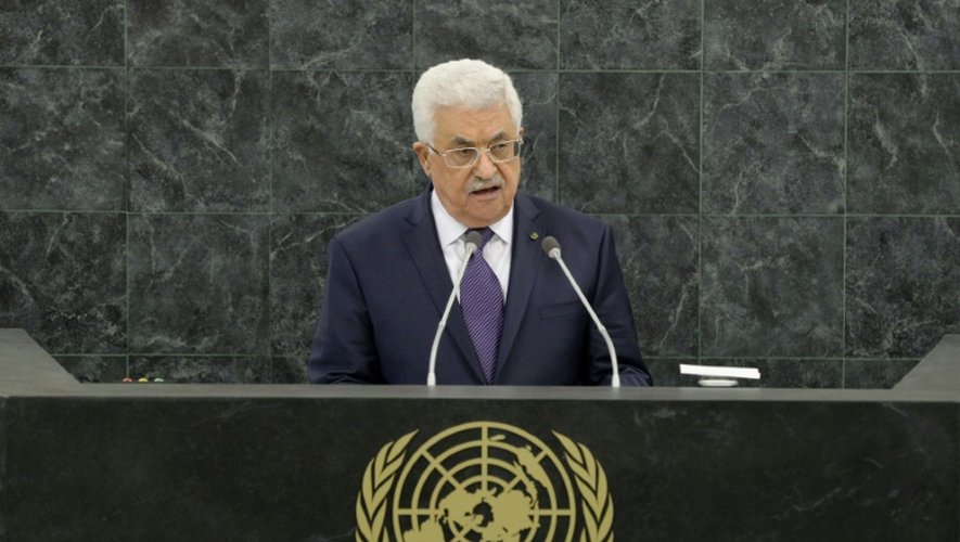Le président palestinien Mahmoud Abbas à la tribune des Nations Unies, le 26 septembre 2013 à New York