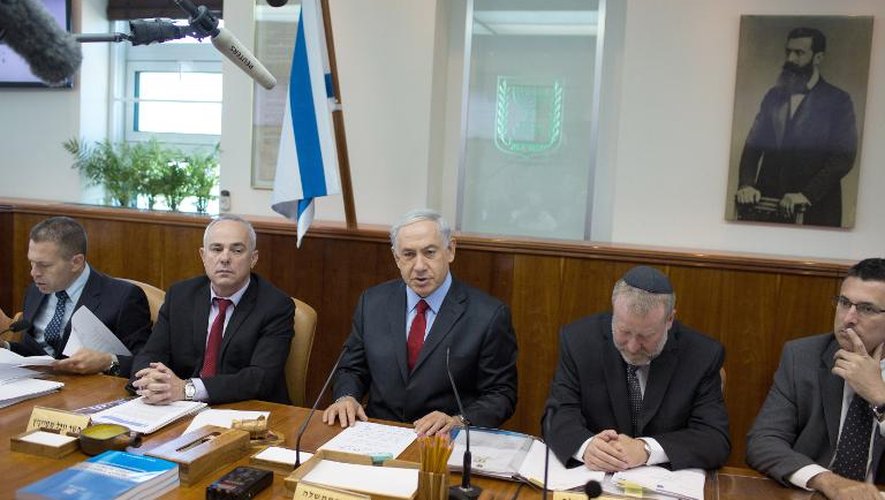 Réunion hebdomadaire du gouvernement israélien, le 8 juin 2014