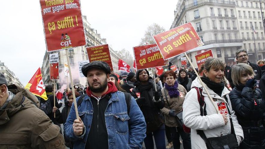 Manifestation contre la réforme des retraites, à Paris le 26 novembre 2013