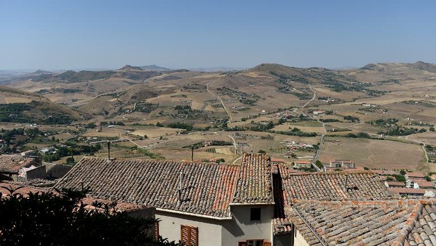 Le village de Gangi, à 120 kilomètres de Palerme, le 14 août 2014