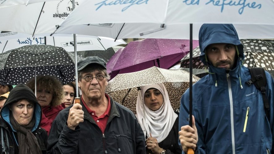 Manifestation en faveur des réfugiés à Lyon le 12 septembre 2015
