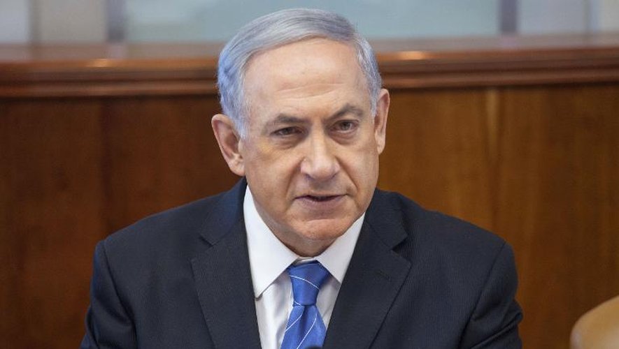 Le Premier ministre israélien Benjamin Netanyahu le 17 août 2014 à Jérusalem