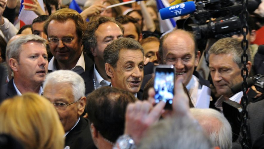 L'ancien président de la République Nicolas Sarkozy arrive au campus des jeunes Républicains au Touquet le 12 septembre 2015