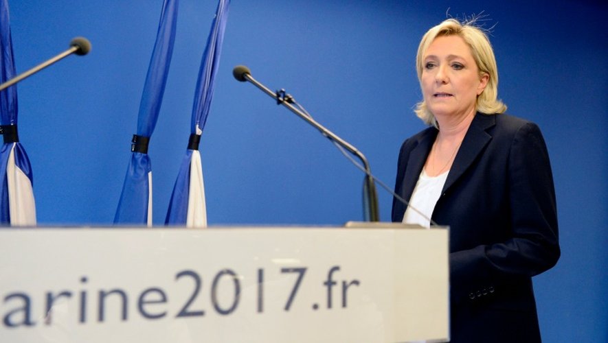 La présidente du Front national, Marine Le Pen, le 16 juillet 2016 à Nanterre