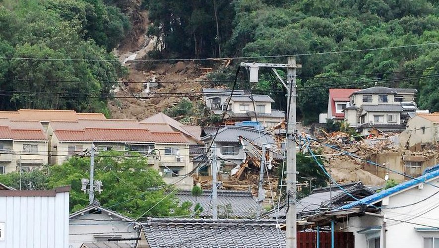 Glissement de terrain le 20 août 2014 à Hiroshima