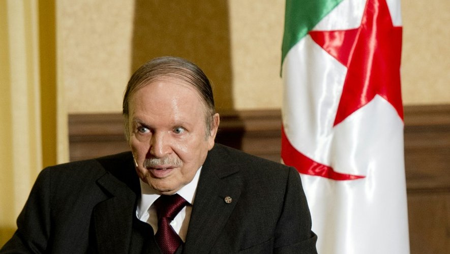 Le président algérien Abdelaziz Bouteflika, le 15 juin 2015 à Alger