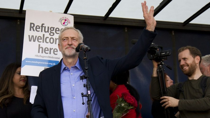 Le nouveau chef du Parti travailliste Jeremy Corbyn à Londres, le 12 septembre 2015