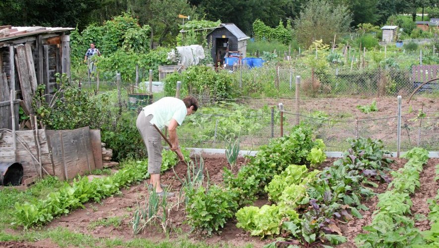Anne-Marie cultive son petit jardin de Labardie depuis bientôt 25 ans.
