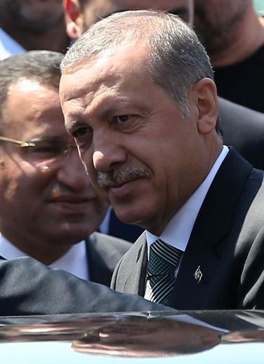 Le président élu de la Turquie Recep Tayyip Erdogan à Ankara (Turquie), le 15 août 2014