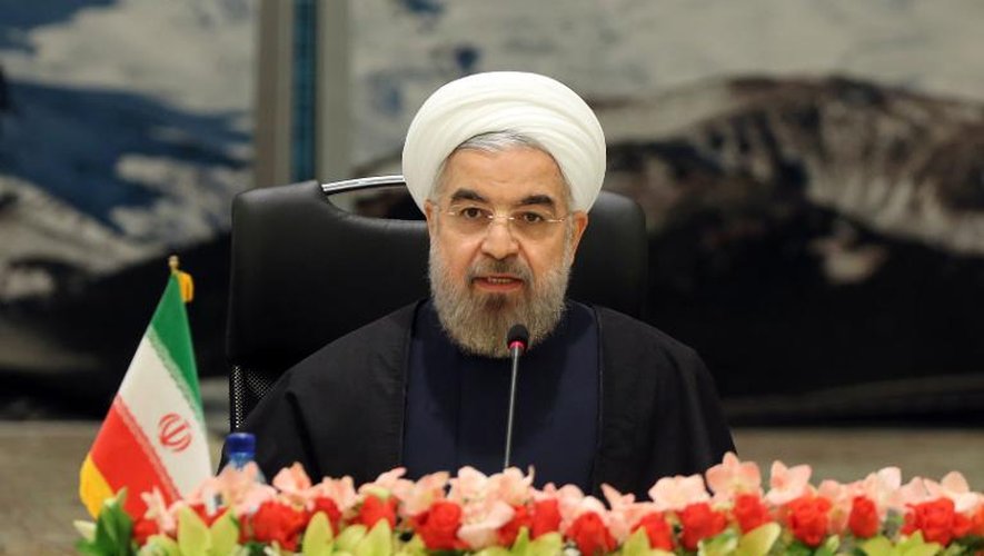 Le président iranien Hassan Rohani, à Téhéran le 26 novembre 2013