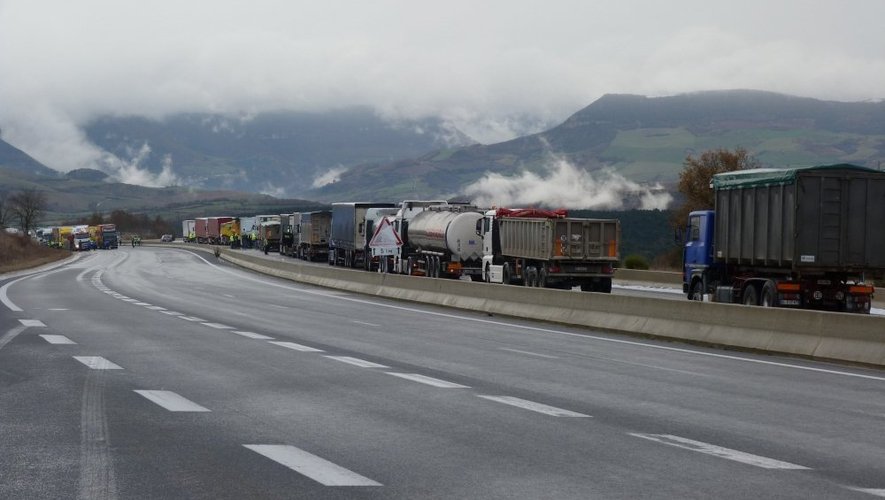 Aveyron : les routiers se mobilisent à nouveau